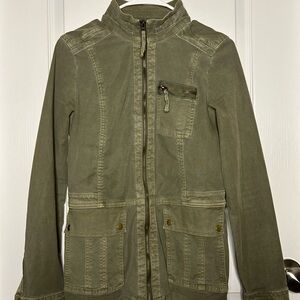 Lucky Brand Utility Jacket S Military Steampunk Indie Grunge Rugged Streetwear